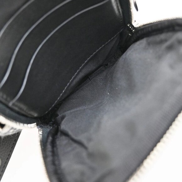 CHRISTIAN DIOR Oblique Trotter Mini Shoulder Bag Jacquard Leather Blue - Picture 11 of 16